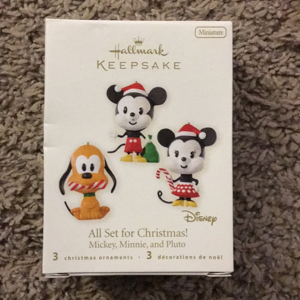 All set for Christmas Mickey Minnie and Pluto